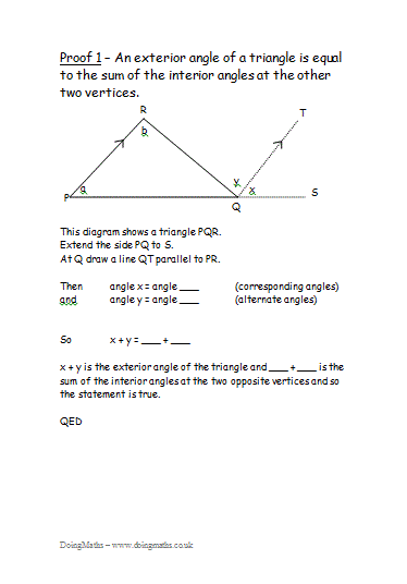 Proof Free Maths Worksheets Powerpoints And Other