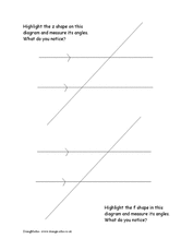 Angles finding rules worksheet