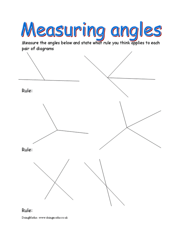 Angles Worksheets And Powerpoints Doingmaths Free Maths